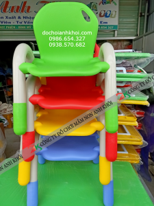 Ghế nhựa nhà trẻ có tay vịn  nhiều màu