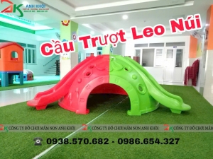 Cầu trượt leo núi 2 máng