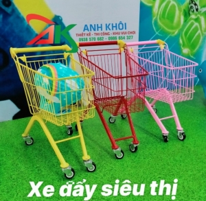 Xe đẩy siêu thị cao cấp