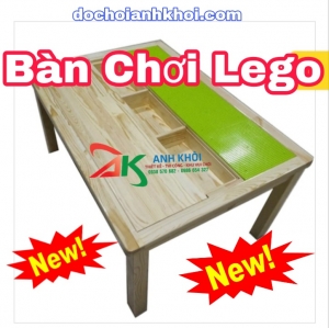 Bàn gỗ chơi lego BG33