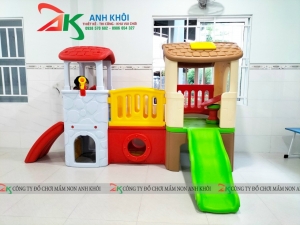 Bộ 2 khối trắng kem